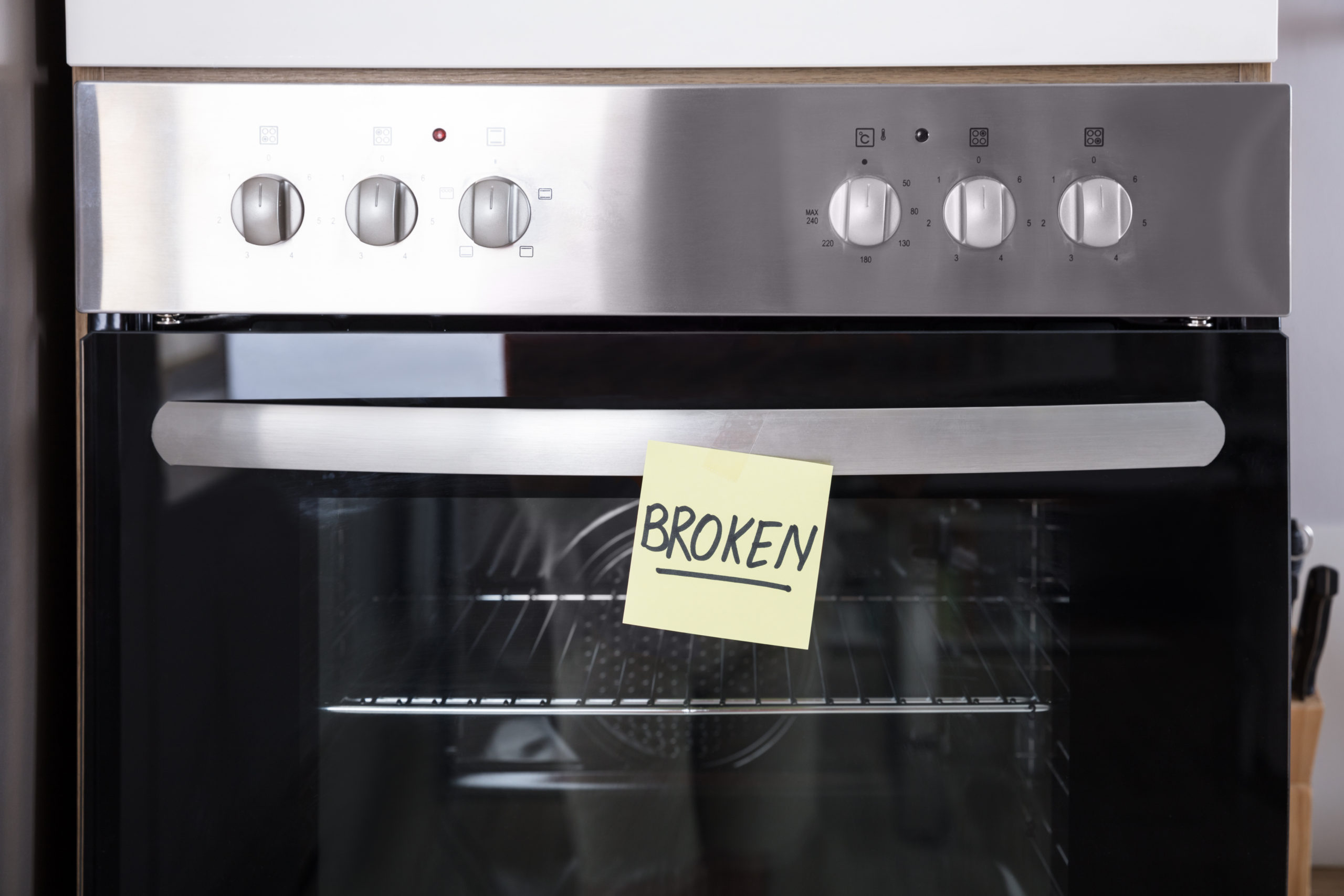 broken oven